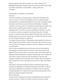 Export Management – Strategy