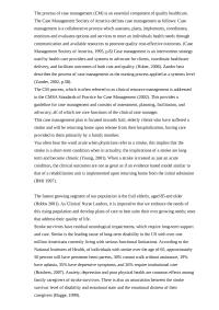 Case Management Of Frail – Elderly Stroke Survivors