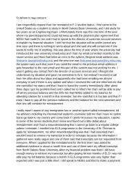My F1 Visa Story