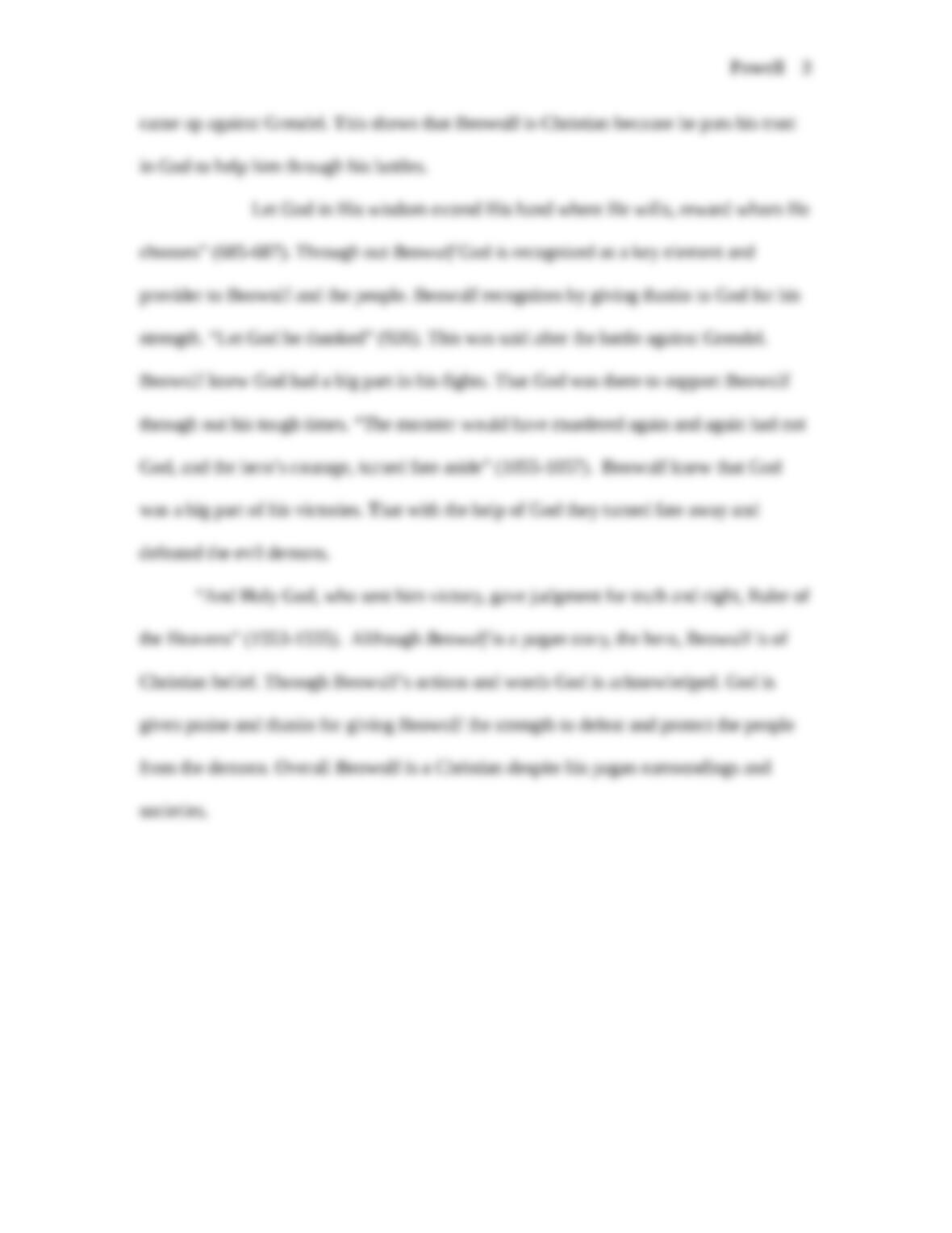 Analysis essay wiglaf picture