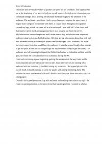 Speech Evaluation
