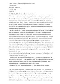 Total Quality Management Total
