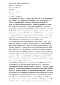 Overview Of Management Running