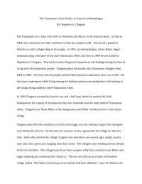 The Yanomamo (Case Studies in Cultural Anthropology)