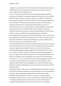 Environment Marketing Management