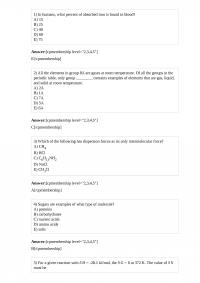CAS CH 274 Quiz 2