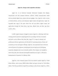 Apple Inc. Merger And Acquisition with Beats