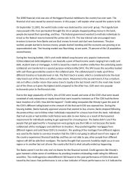 Financial Crisis and the people to blame