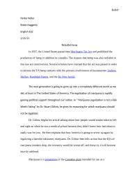 Rebuttel Essay