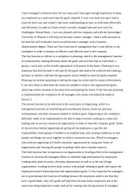 Four Fuctions Of Management