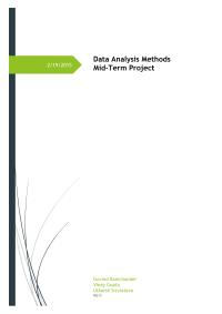 Data Analysis report