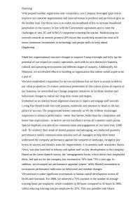 Management In A Phone Line Company