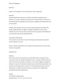 Financial Management Financial