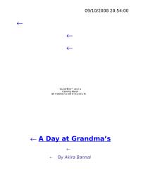 A Day At Grandmas