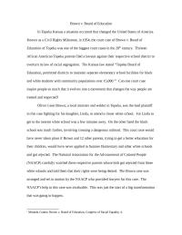 Brown v. Board of Education