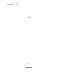 Ethics Paper