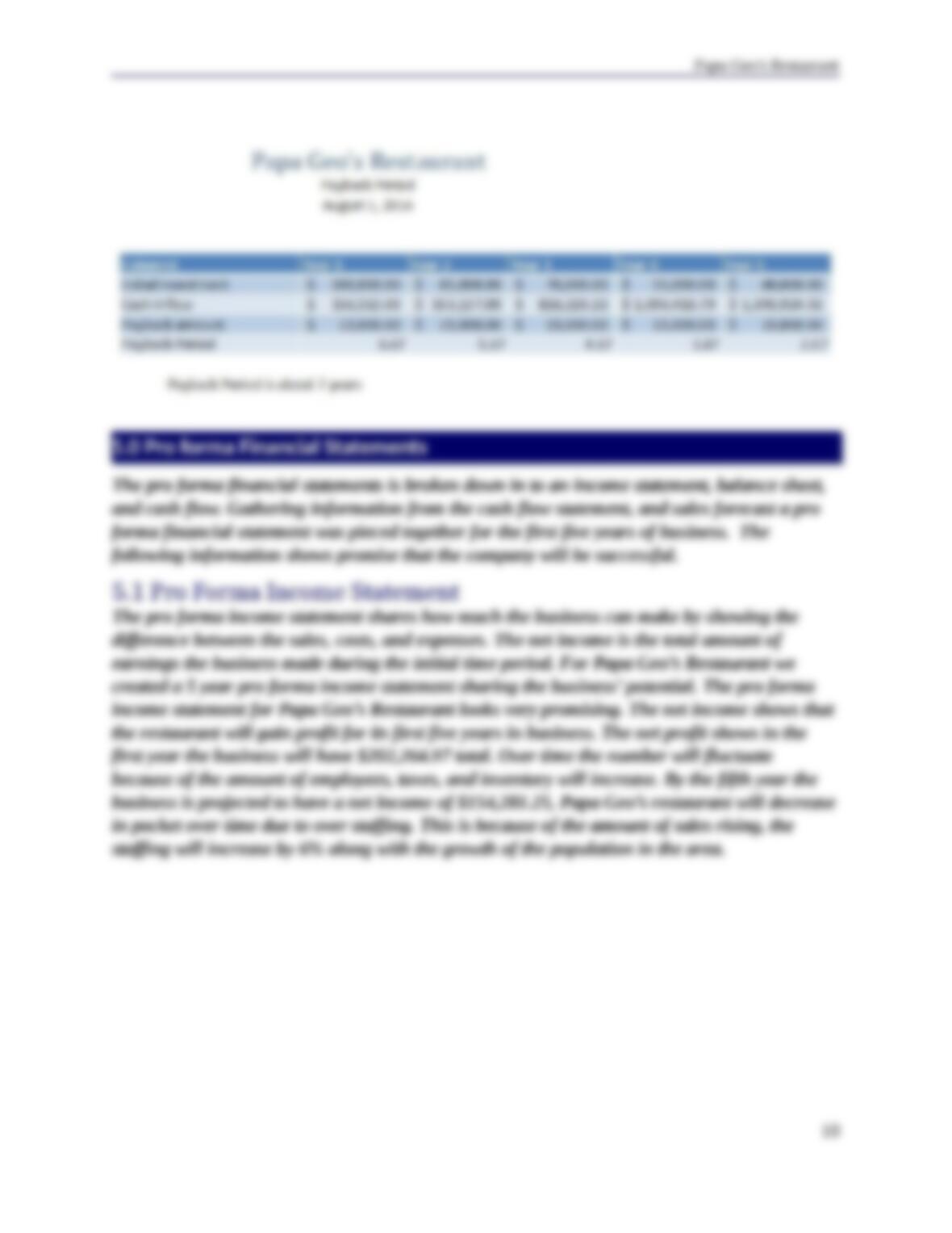 Papa geo budgeting project essay example 06 image