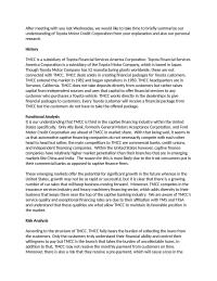 TMCC Analysis Paper