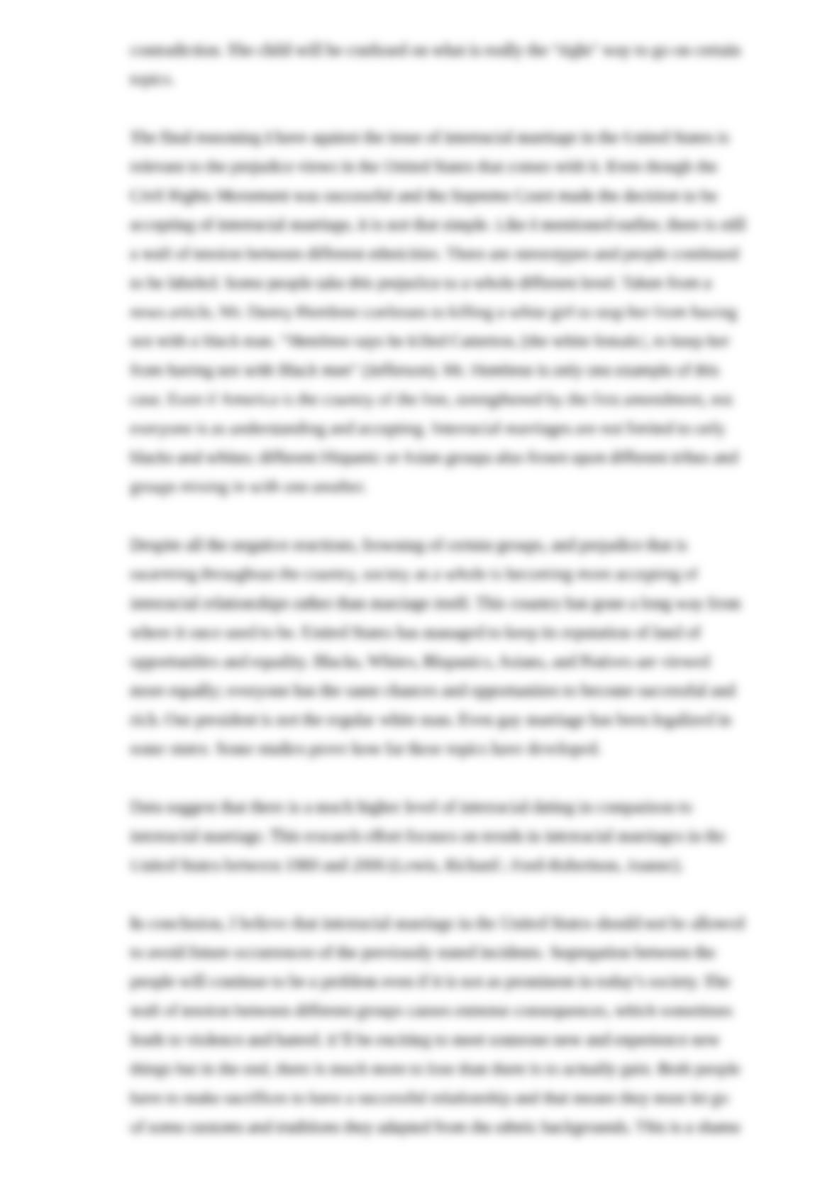 Interracial marriage argumentative essay image