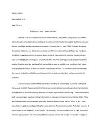 GAAP and IFRS