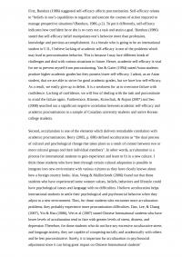 The Impact Of Self-Efficacy, Acculturation Difficulties, And Language Abilities On Procrastination Behavior In Chinese International Students Response Paper