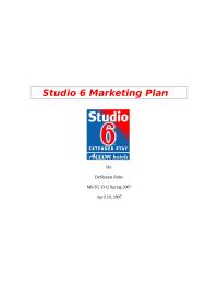 Studio 6 Marketing Plan