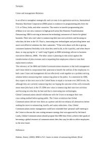 Union And Management Relations