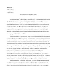 Rhetorical Analysis of "I Want A Wife"