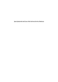 Janet Janitorial and Case of the Serious Service Business