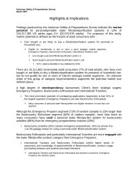 American Safety & Preparedness Survey ~ Highlights & Implications