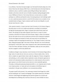 Personal Statement: Julie Ahmed
