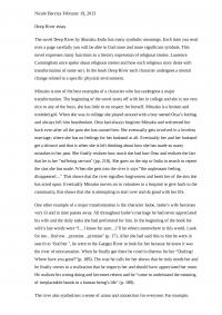 Deep River essay