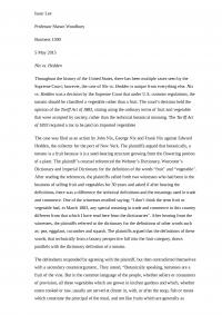 Business Law: Nix vs. Hedden