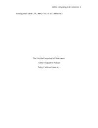 Mobile computing