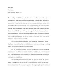 Pearl Harbor by Michael Bay Analysis Paper