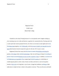 Giselle sample essay