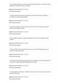 MicroEconomic 457 Quiz