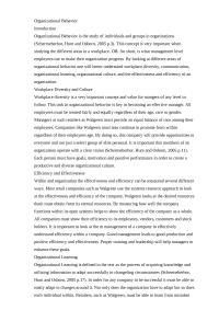 Organizational Management