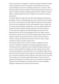 Management What is the main factor