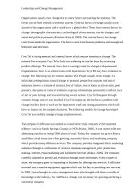 Leadership And Change Management