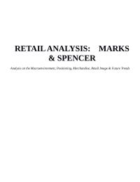 Retail Analysis