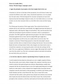 Consumer Behavior Case Study: Procter & Gamble (P&G) Febreze &ldquo;Breathe Happy Campaign Launch&rdquo;