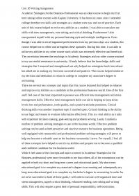 Unit 10 Writing Assignment