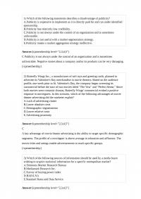 MKT 724 Test 1