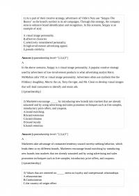 Marketing 846 Midterm 2