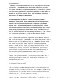 How Water Management Is Important In Meeting The Mdg