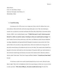 Com 111: Oral History Project