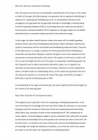 An Accounting Essay