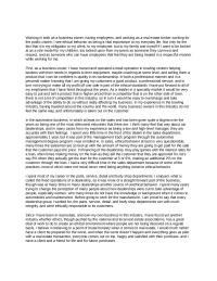 Business Ethics Working in both as