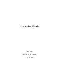 Composing Chopin